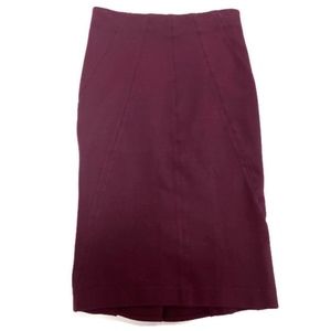 Body By Victoria Burgundy Pencil/Straight Stretch